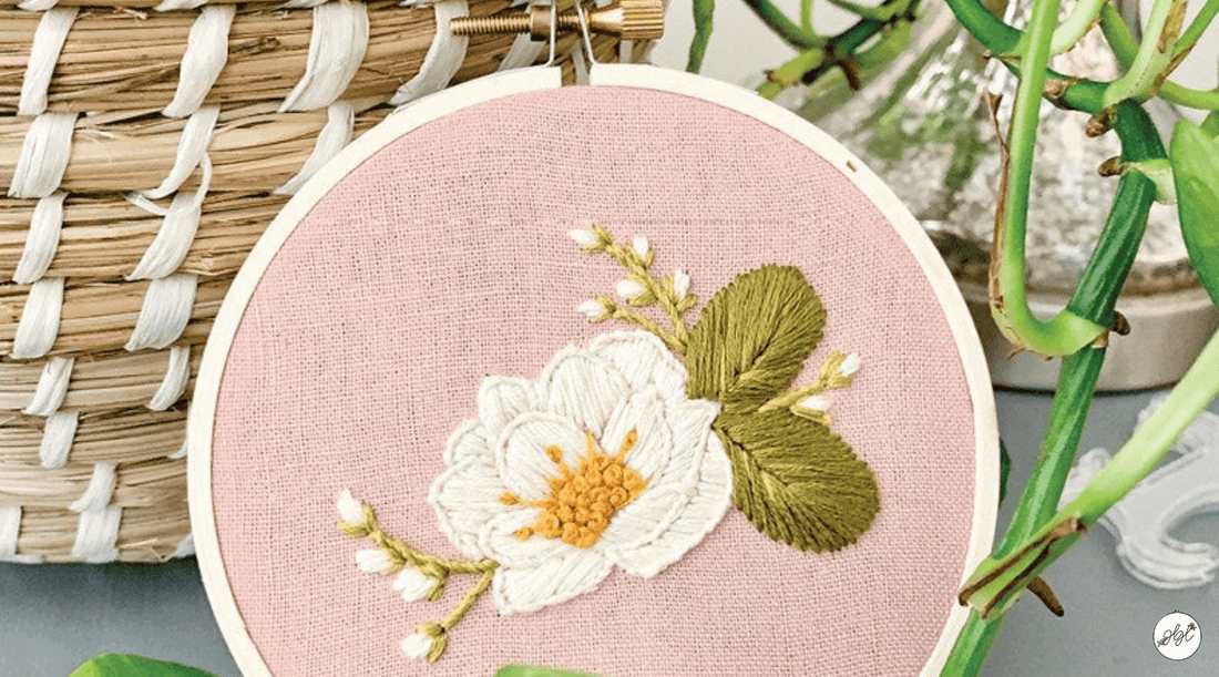 Framing Embroidery in a Hoop Tutorial