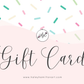 Embroidery Gift Card