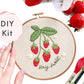 Strawberry Embroidery Kit for beginners